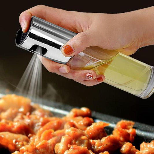 100ML Stainless Steel Olive Oil Vinegar Sprayer Oil Spray Bottle Oil Bottle Oil Dispenser for Cooking Kitchen Cooking Tools
